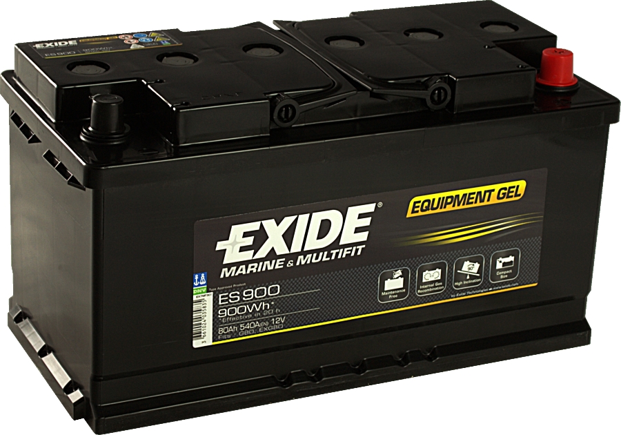 Exide EQUIPMENT GEL ES900 12V 80Ah 540A/EN